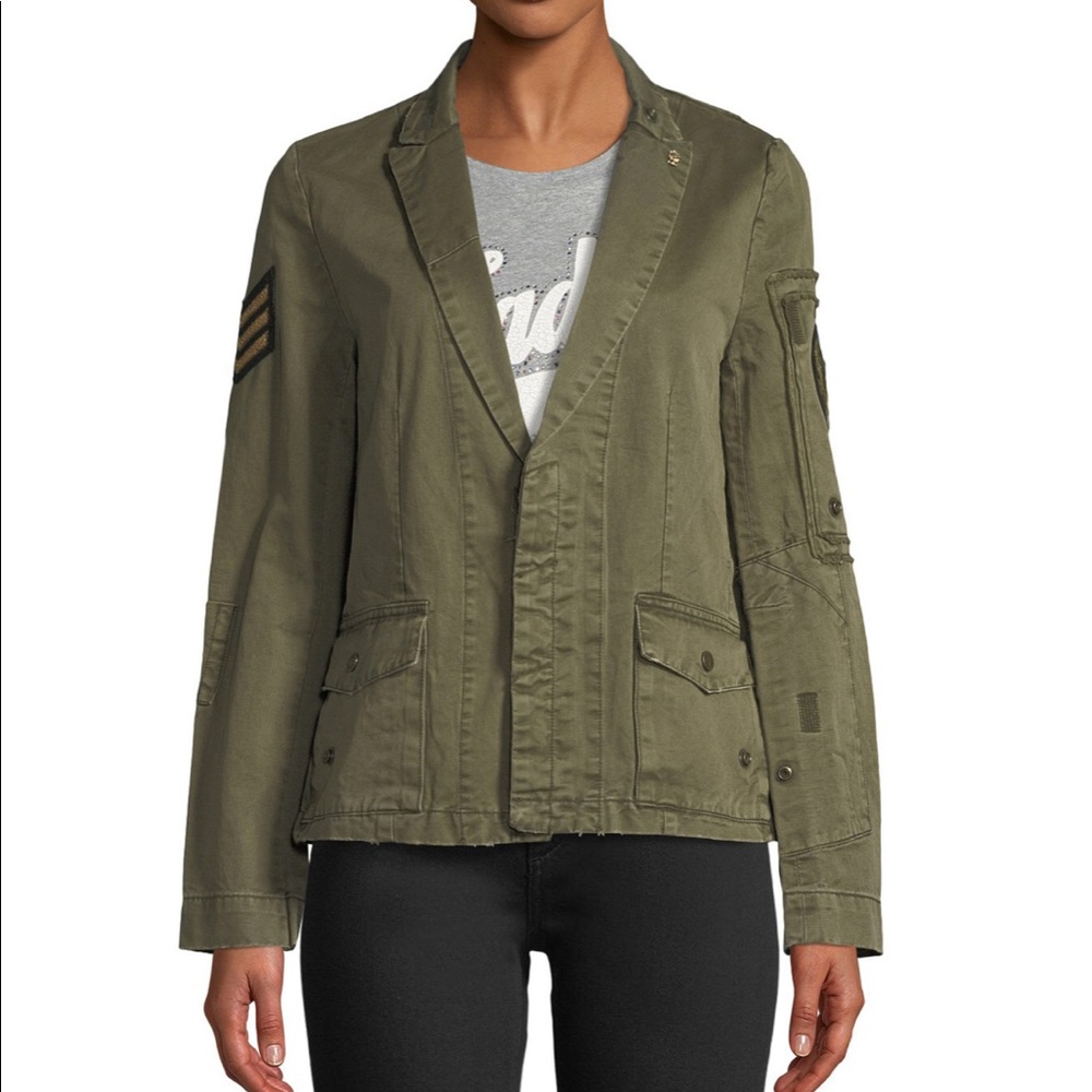 Zadig & Voltaire military blazer grunge
